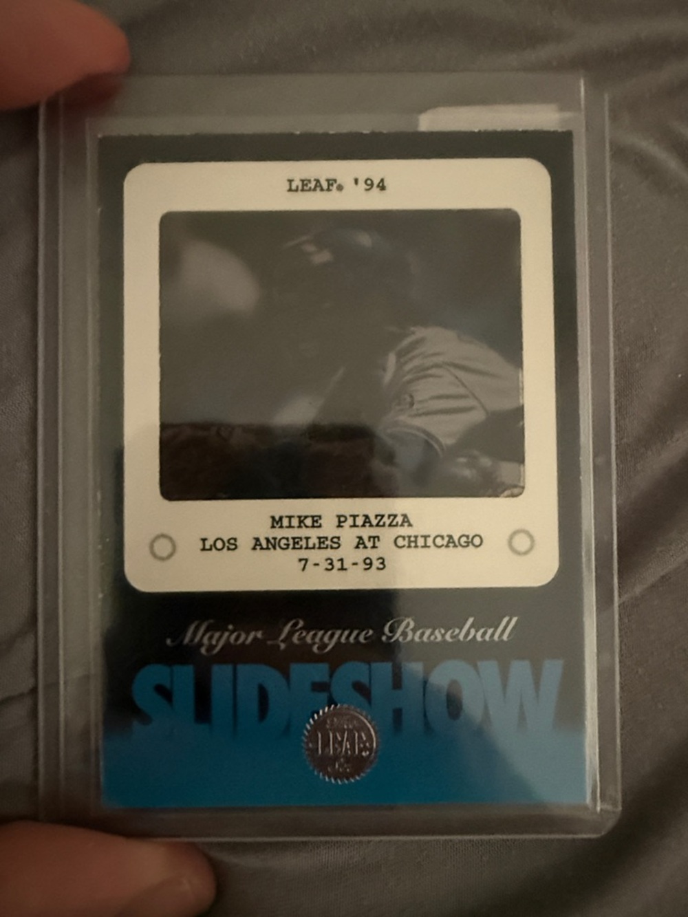 Leaf '94 Mike Piazza Slideshow Baseball Card - #2